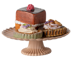Maileg Cake and Cakestand Mini | Collectable Dollhouse Miniatures