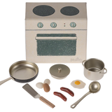 Maileg Cooking Set - Mouse Kitchen cooker with pans and utensils | Maileg UK