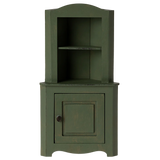 Maileg Miniature Corner Cabinet in dark Green | Collectable Dollhouse Furniture