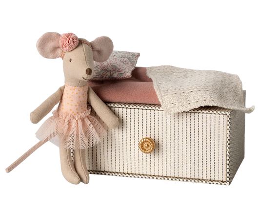 Maileg Dance Mouse in Day Bed | Collectable Heirloom Toys