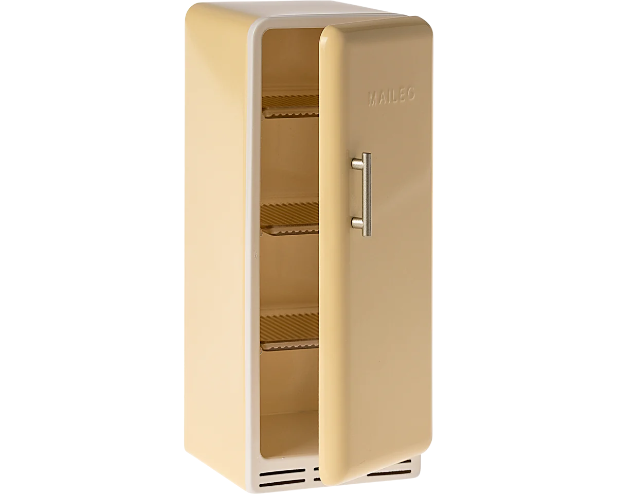 Maileg Miniature Fridge in Yellow | Collectable Dollhouse Furniture