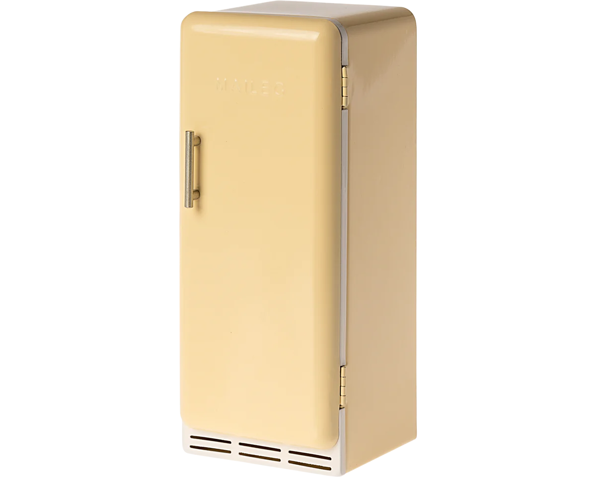 Maileg Miniature Fridge in Yellow | Collectable Dollhouse Furniture