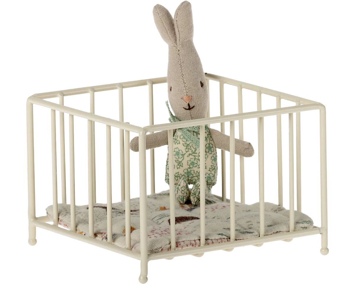 Maileg Playpen with My size rabbit | Dollhouse Furniture