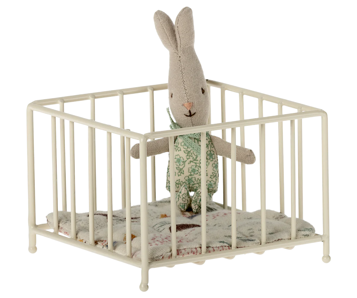 Maileg Playpen with My size rabbit | Dollhouse Furniture