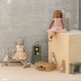 Bunny, Size 3 - Chocolate brown - Ballet suit and skirt rose