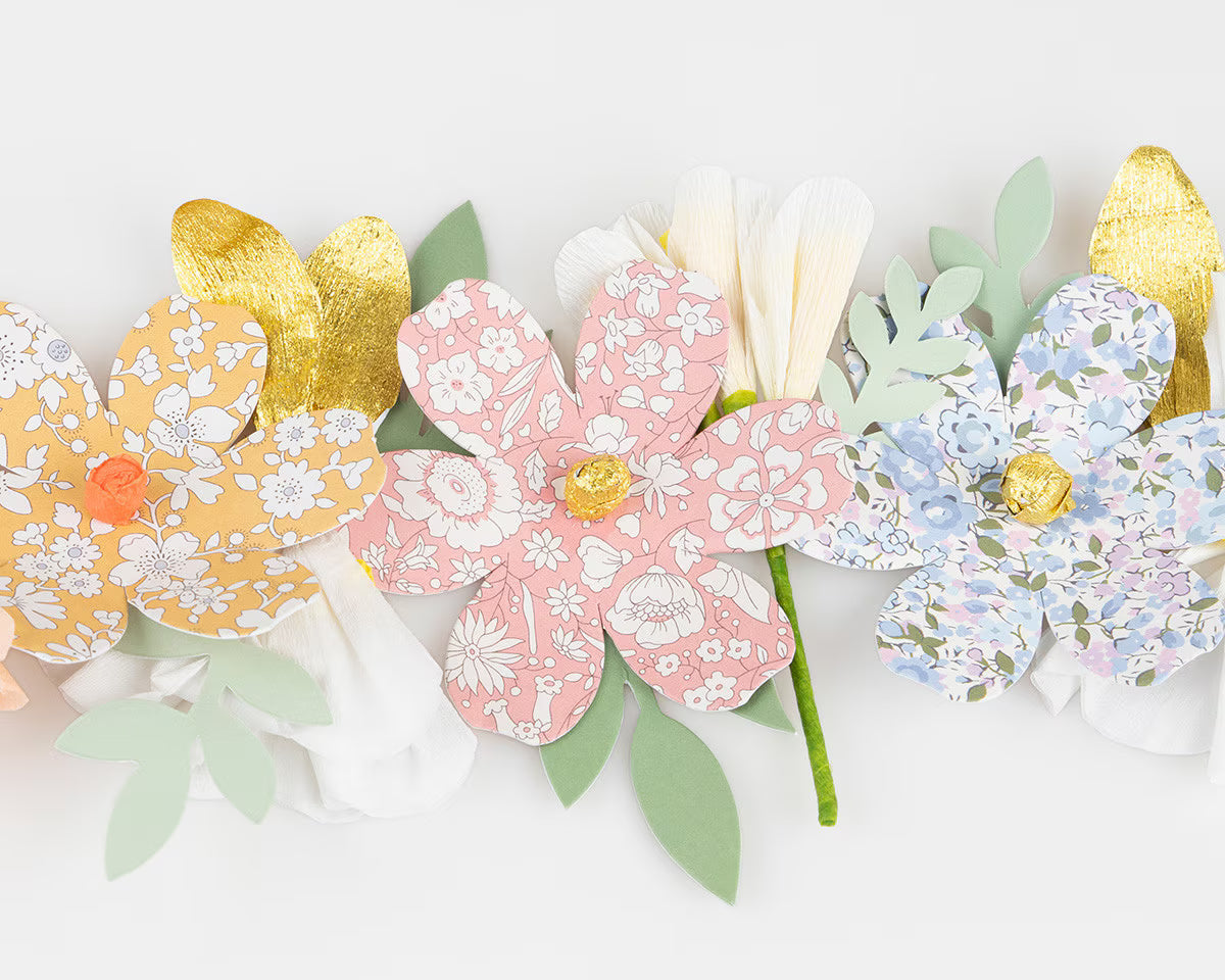 Meri Meri x Liberty Paper Flower Garland