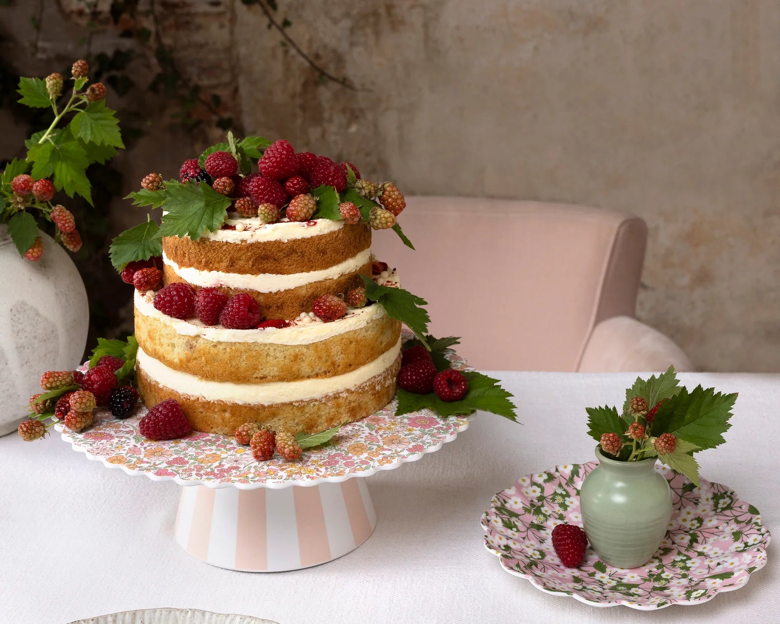 Meri Meri x Liberty Reusable Cake Stand