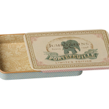 Metal box w. sliding lid - Jumbo coins - Blue