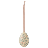 Metal ornament, Easter egg - Branches - Olive