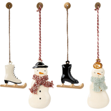 Metal ornament set - Winter wonderland