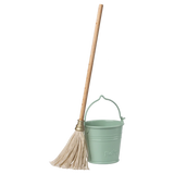 Miniature Bucket and Mop | Dollhouse Miniatures