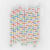 Multi Stripe Candles (x16)