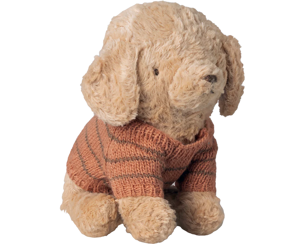 Puppy supply, Small, Knitted sweater - Coral