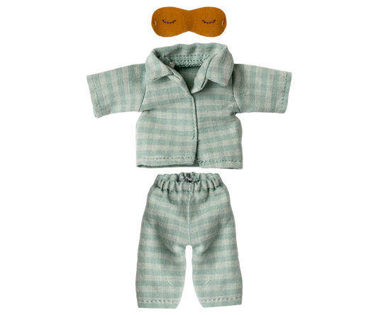 Pyjamas, Dad mouse - Mint/sand