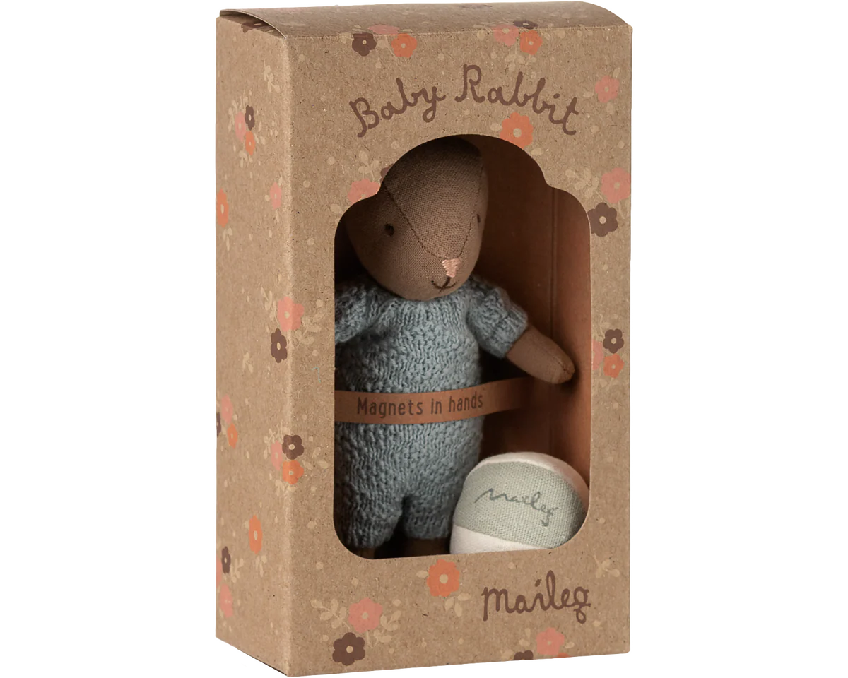Rabbit set, Micro - Brown - Blue