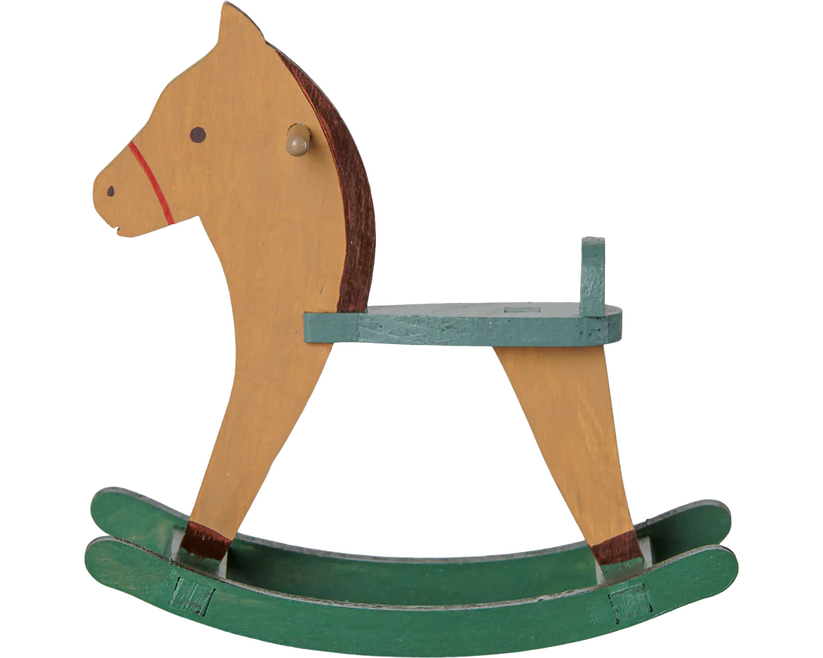 Rocking horse, Mouse - Light brown