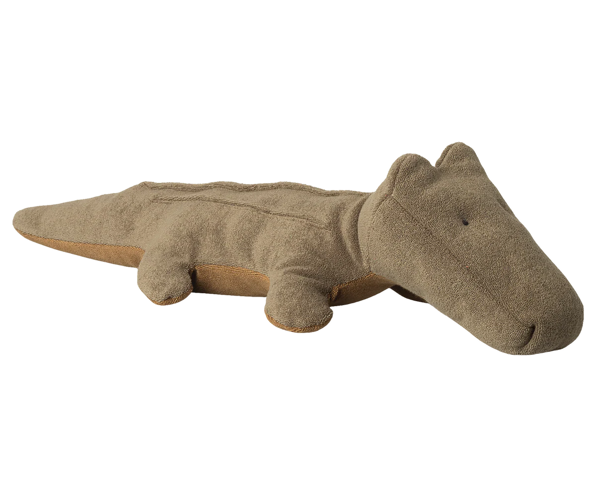 Safari friends, Crocodile, Medium - Olive green