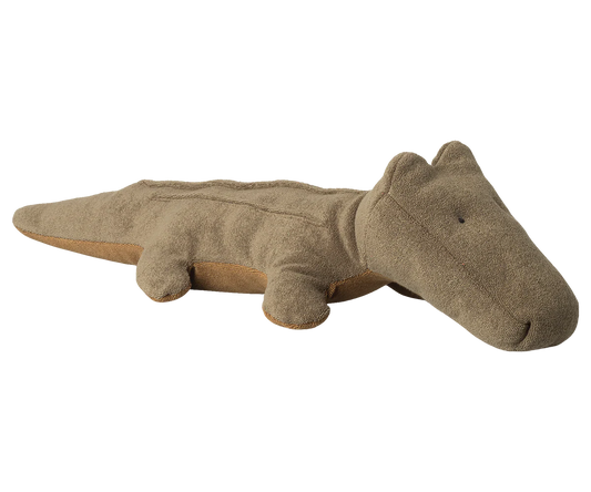 Safari friends, Crocodile, Medium - Olive green