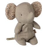 Textured elephant plush toy with patterned ears on a white background | Maileg UK