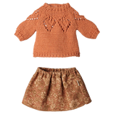 Skirt and knitted sweater - Medium mouse