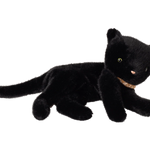 Black plush panther toy on a white background | Maileg UK