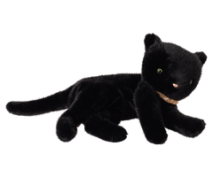 Black plush panther toy on a white background | Maileg UK