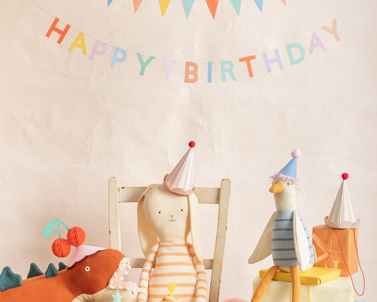 Stripe Pastel Party Hats