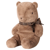 Teddy bear plush, Large - Dark mushroom