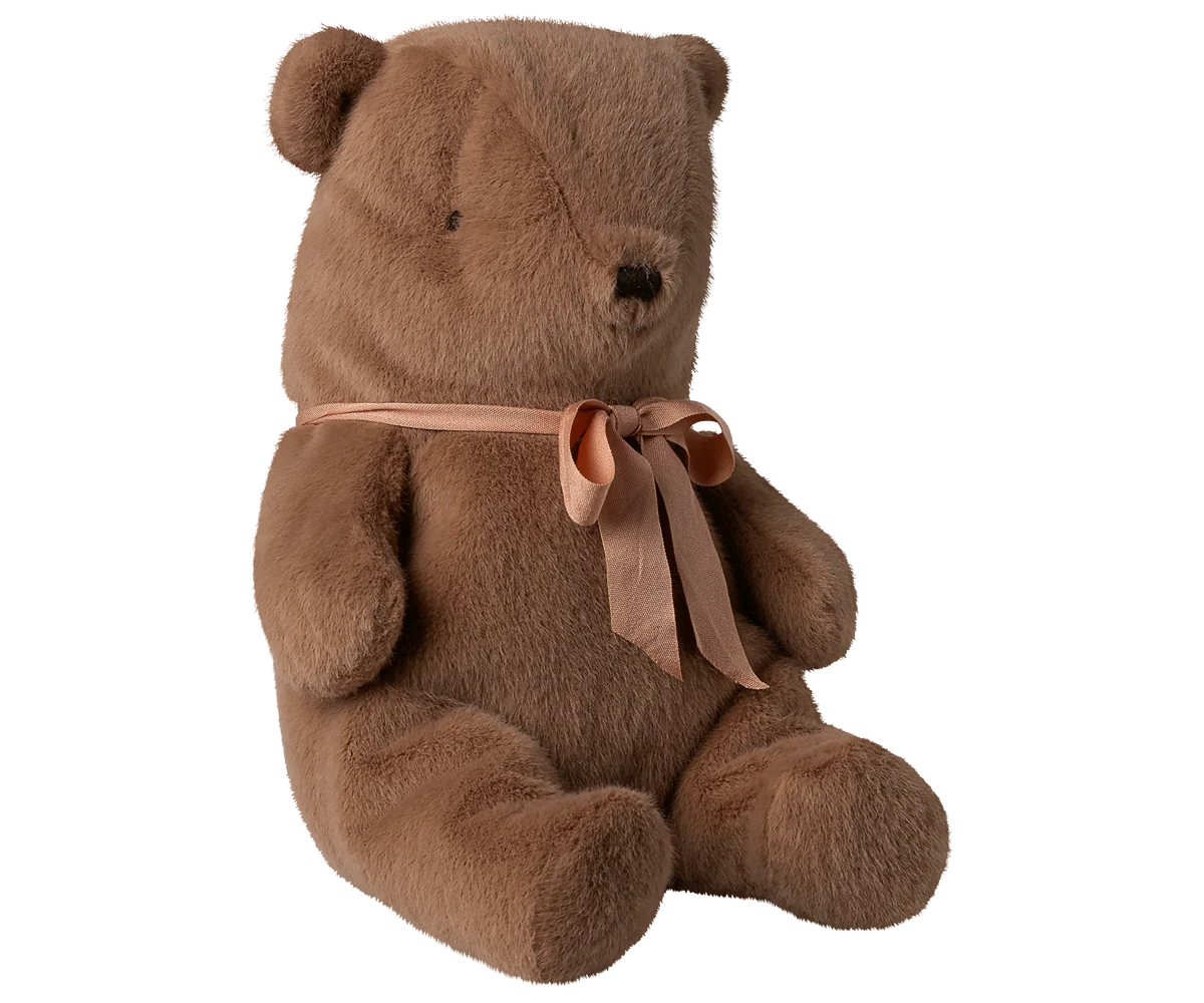 Teddy bear plush, Medium - Soft brown