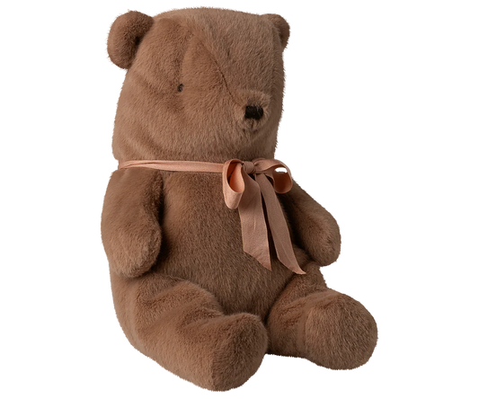 Teddy bear plush, Medium - Soft brown
