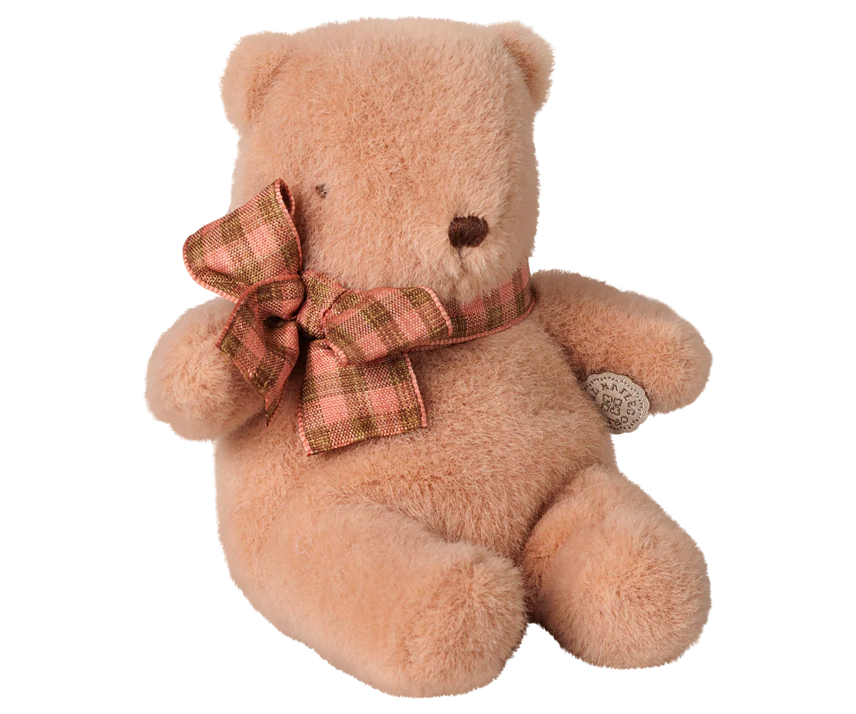 Teddy bear plush, Mini - Vintage rose