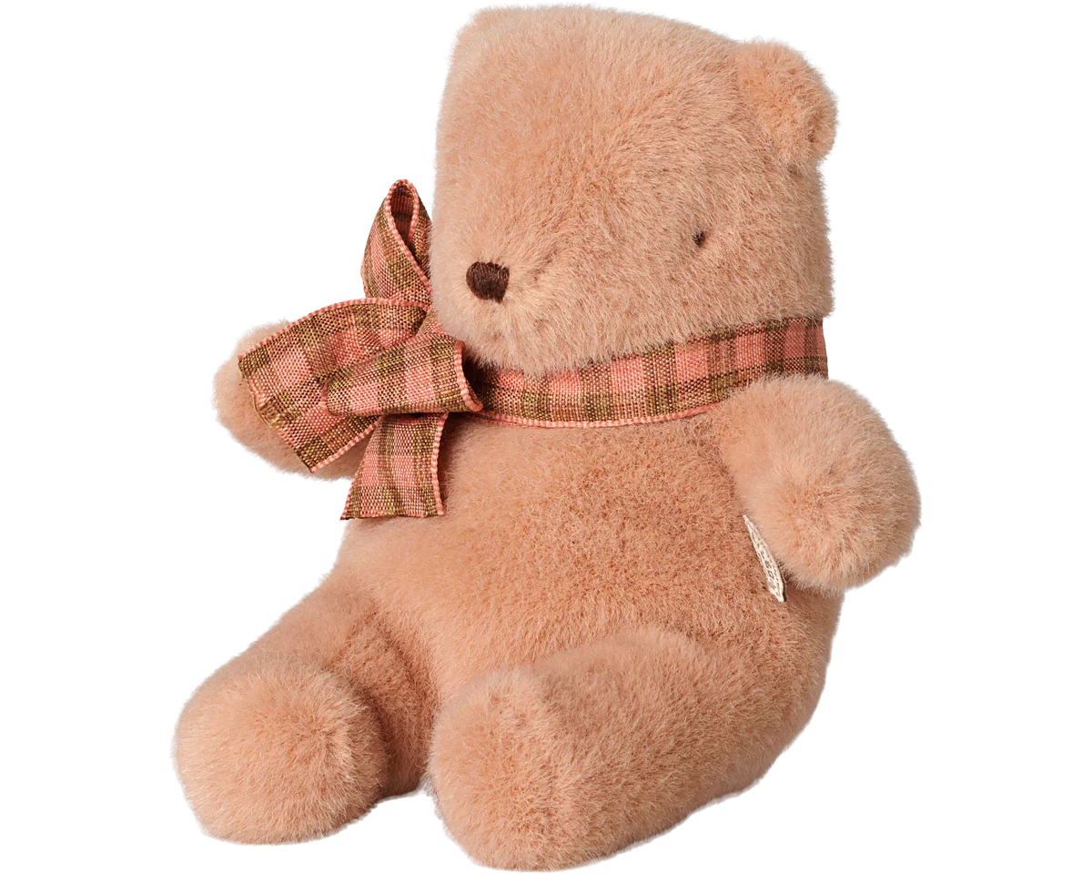 Teddy bear plush, Mini - Vintage rose