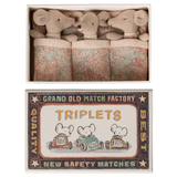 Triplets, Baby mice in matchbox - Checker