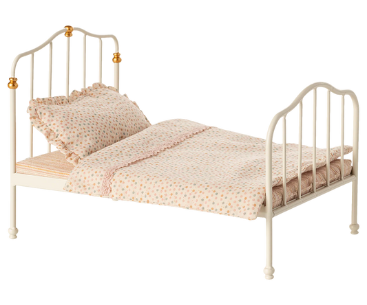 Vintage bed, Mouse - Off white