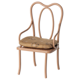 Beige chair with a cushion on a white background | Maileg UK