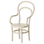 White chair with armrests on a white background | Maileg UK