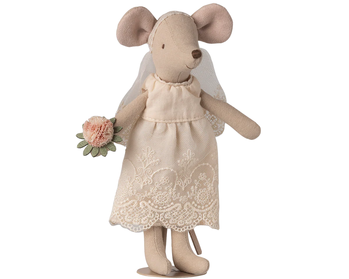Wedding mice couple in box, Mum and Dad