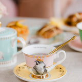 Yvonne Ellen Best of British Tea Cup and Saucers Set of Two | China Tea Cups