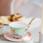 Yvonne Ellen Best of British Tea Cup and Saucers Set of Two | China Tea Cups