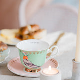 Yvonne Ellen Best of British Tea Cup and Saucers Set of Two | China Tea Cups
