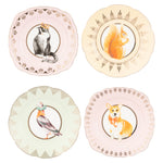 Yvonne Ellen Best of British Tea Plates 16cm (Set of 4) | Beautiful Plates