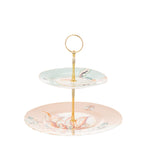 Yvonne Ellen Floral Two Tier Cake Stand