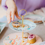 Yvonne Ellen Floral Two Tier Cake Stand