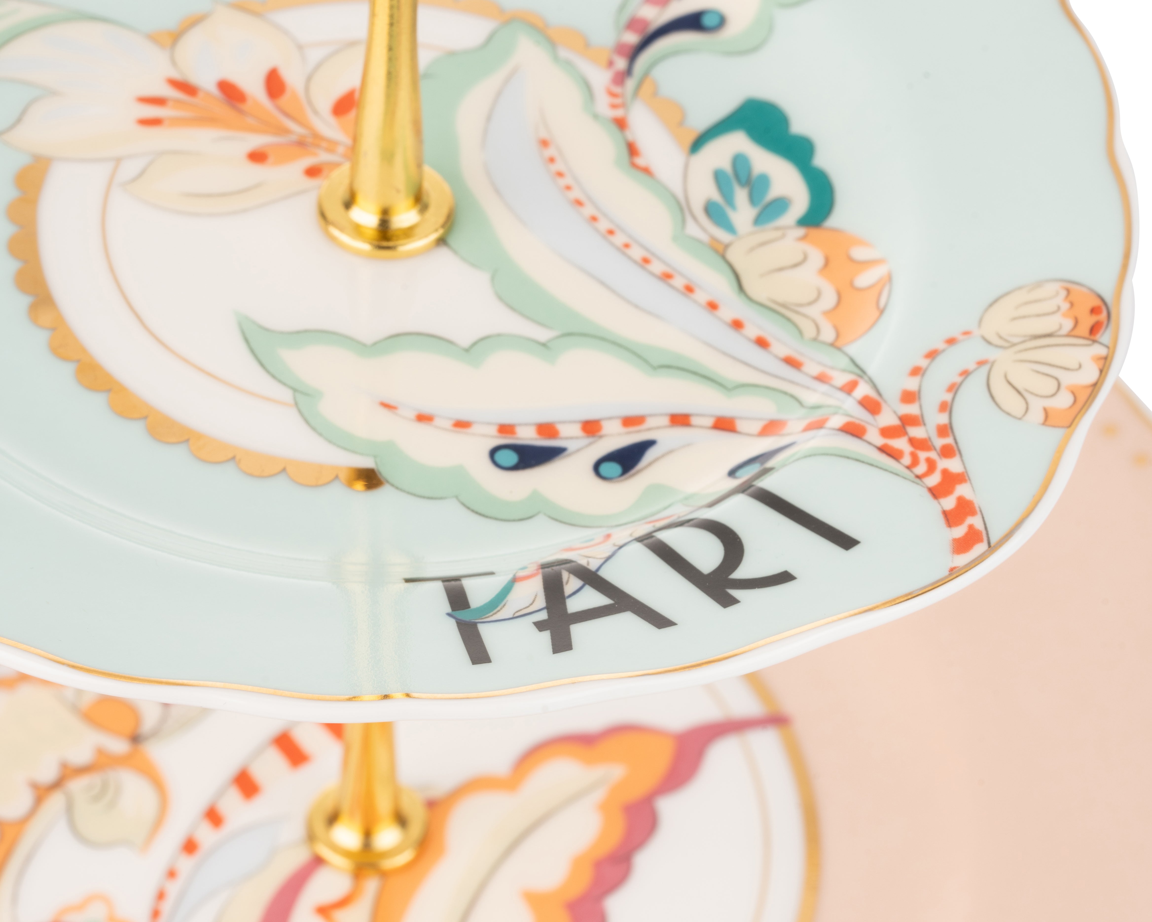 Yvonne Ellen Floral Two Tier Cake Stand