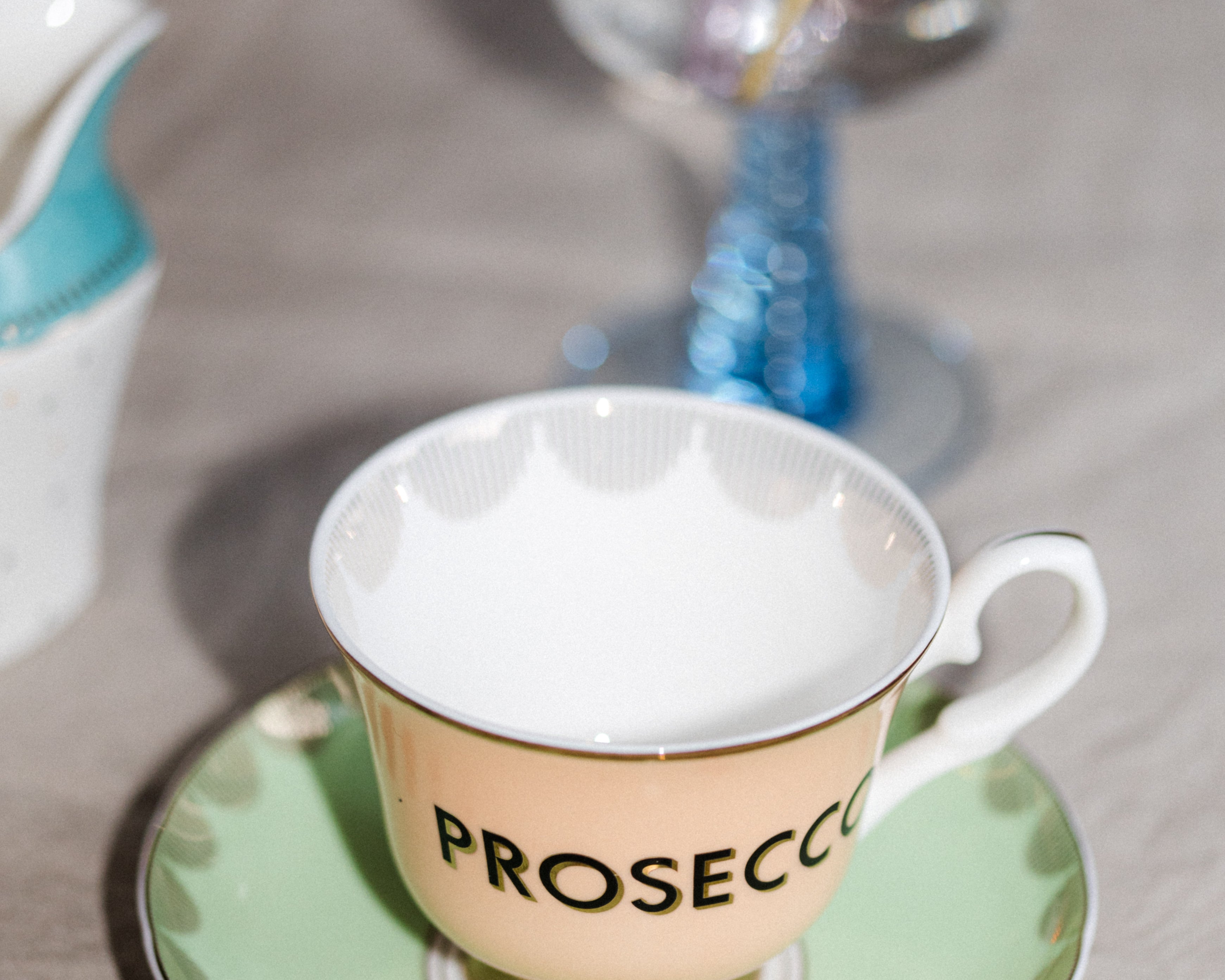 Yvonne Ellen Prosecco Teacup & Saucer