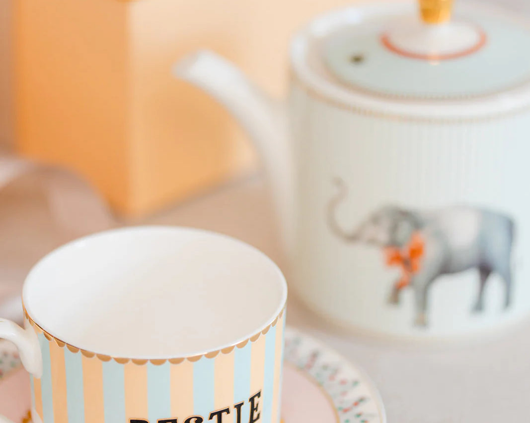 Yvonne Ellen Bestie Teacup & Saucer
