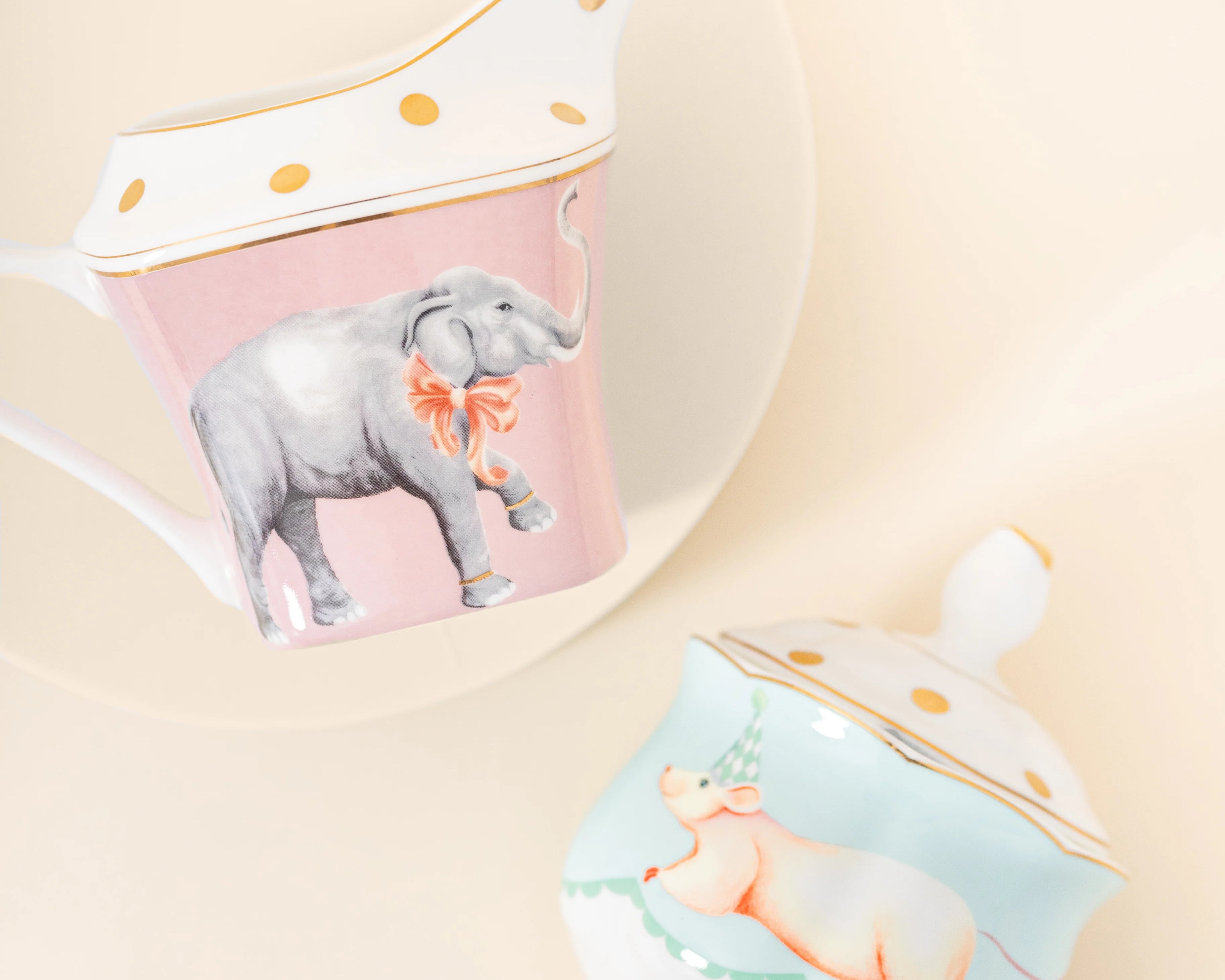 Yvonne Ellen Elephant Milk Jug & Mouse Sugar Pot Set