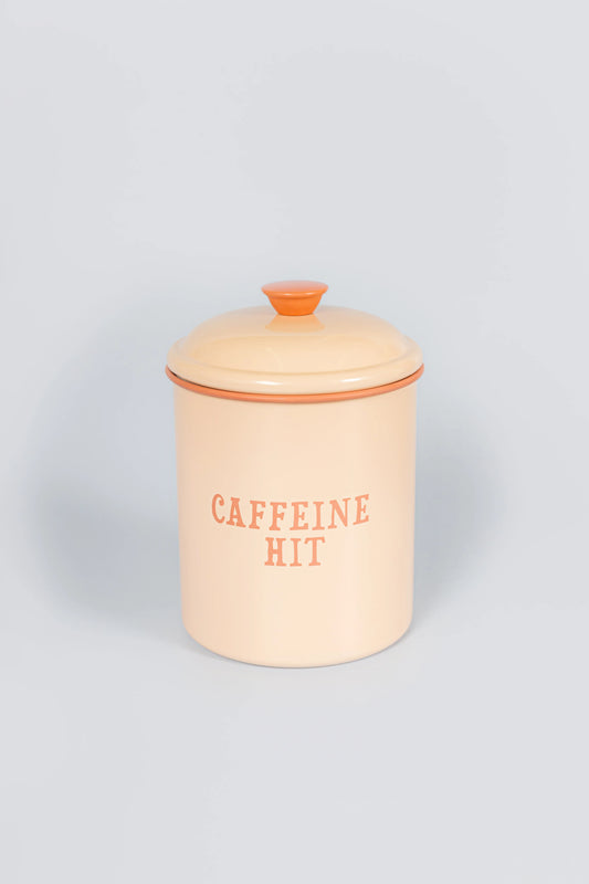 Yvonne Ellen Enamel Storage Tin (Coffee)