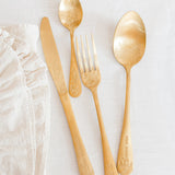 Yvonne Ellen Gold Cutlery Set (16pcs)