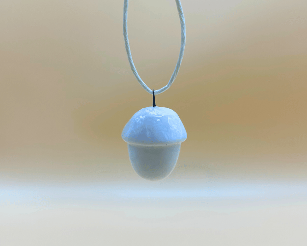 Porcelain Hanger - Acorn